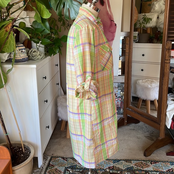 Vintage Stuart Randolph plaid dress - Picture 5 of 7